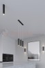 Lampa wisząca LAGOS 3P czarny Sollux