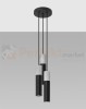 Lampa wisząca BORGIO 3P czarny Sollux
