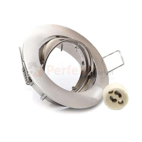 Oprawa halogenowa sufitowa stala pojedyncza odlew 1061 satyna gniazdo GU10 LED perfektmarket.jpg