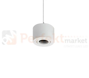 Lampa wisząca GU10 Crosti Sasari RO 120 okrągła biała