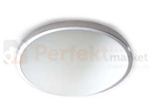 Nowoczesna okrągła lampa sufitowa Plafon Solar 30 chrom