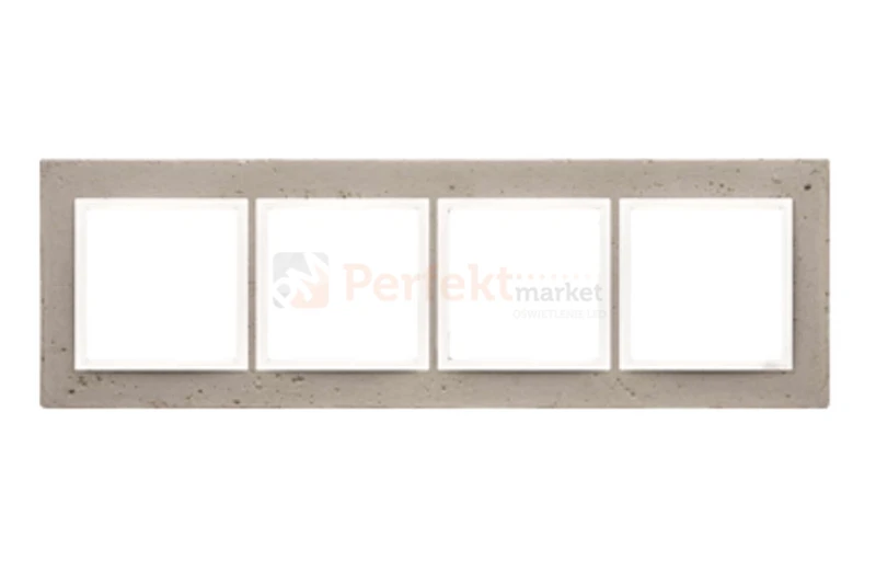 Simon 54 nature ramka poczwórna 4-krotna beton betonowa al_betone szara DRN4/91 perfektmarket