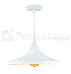 Lampa wisząca biało złota Modern A 36cm 1xE27