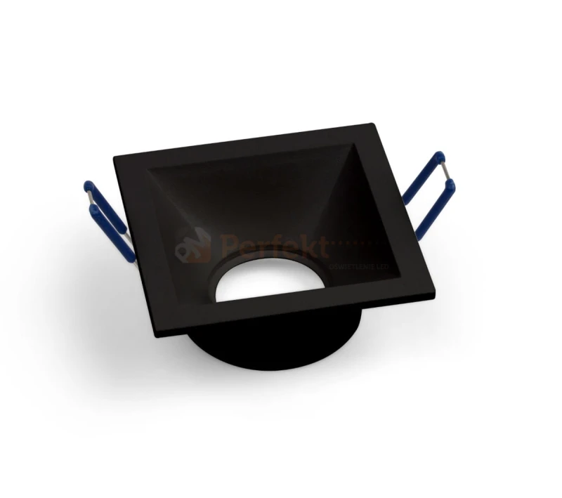 oprawa_halogenowa oprawa_kwadratowa kkwadratowa czarna czarny podtynkowa wpuszczana oświetlenie_led oprawa_led oświetlenie żarówki_led lampy_sufitowe halogeny_led oprawy_do_łazienki lampa_led crosti pero 1501011 wymiary rozmiar perfektmarket