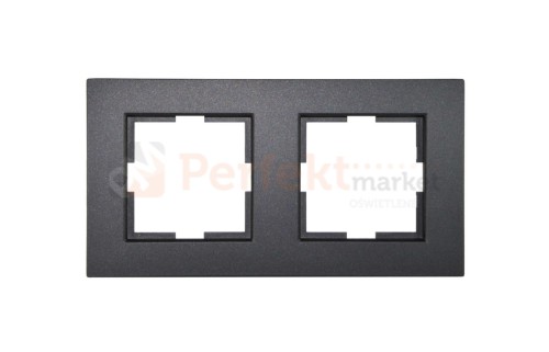 novella ramka perfektmarket antracyt panasonic podwójna 2-krotna 92180642.jpg