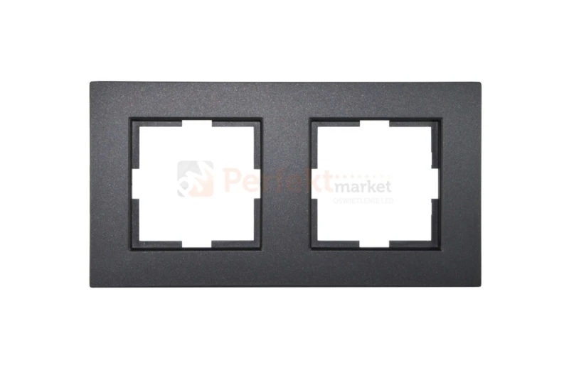 novella ramka perfektmarket antracyt panasonic podwójna 2-krotna 92180642.jpg