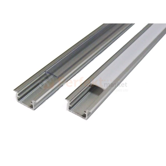 PROFIL DO TAŚM LED TYP B ANODOWANY 1MB LUMINES-B1-S perfektmarket
