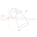 Kinkiet ścienny VAIO biały 818 TK Lighting wymiary