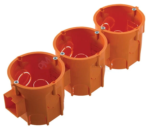 Puszka instalacyjna do łączenia z wkrętami głęboka 60 mm 1.jpg