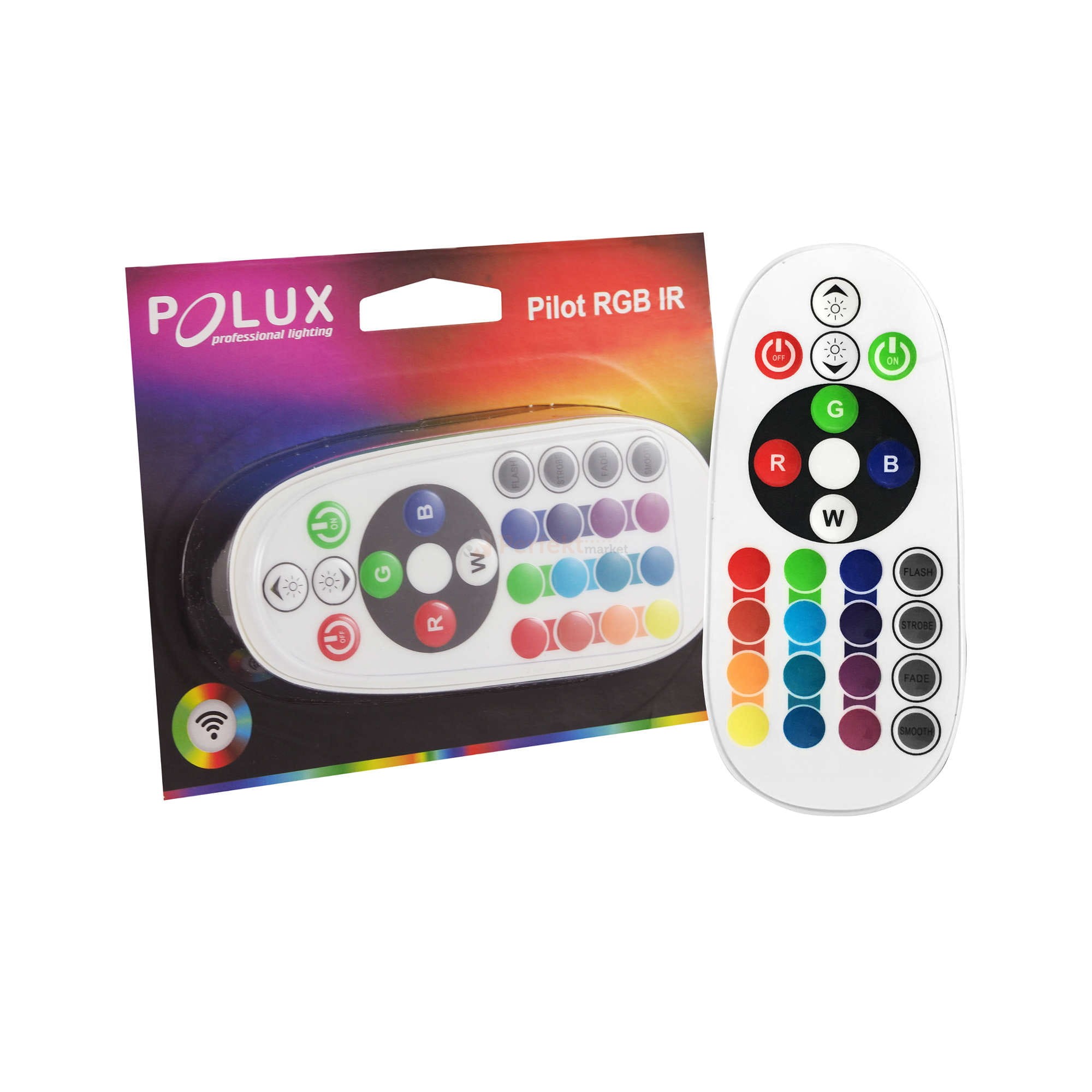 Polux pilot rgb smart led oświetlenie_led SMART_PILOT do Żarówek LED 311382 311436 311412 311405 311399 311429