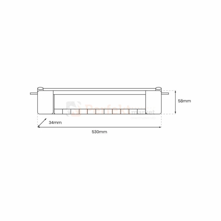 Oprawa track light CYBER BLACK 28W LED ML7916