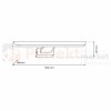 Kinkiet PINTO CHROME 12W LED 50cm ML8237