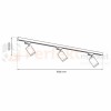 Zestaw Szynoprzewód 3xPipe GU10 + Prowadnica 1,5m - Czarny ML8719
