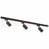 Zestaw Szynoprzewód 3xPipe GU10 + Prowadnica 1,5m - Czarny ML8719