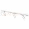 Zestaw Szynoprzewód 3xPipe Ring GU10 + Prowadnica 1,5m - Biały ML8722