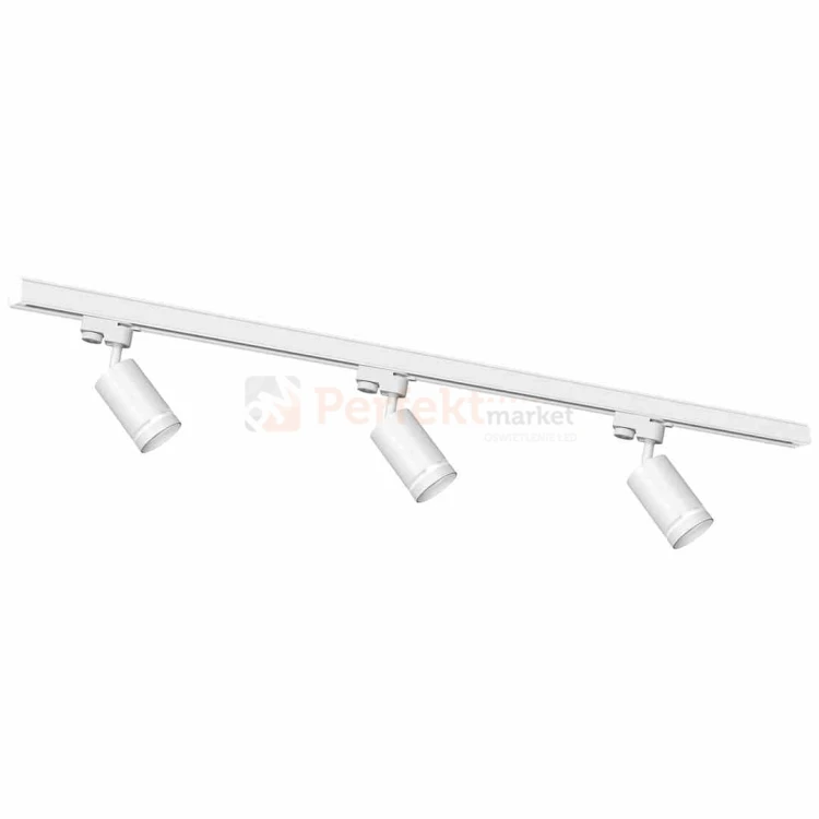 Zestaw Szynoprzewód 3xPipe Ring GU10 + Prowadnica 1,5m - Biały ML8722
