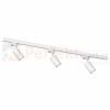 Zestaw Szynoprzewód 3xPipe Ring GU10 + Prowadnica 1,5m - Biały ML8722