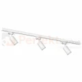 Zestaw Szynoprzewód 3xPipe Ring GU10 + Prowadnica 1,5m - Biały ML8722