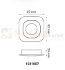 oprawa_halogenowa oprawa_ruchoma okrągła biała wpuszczana oświetlenie_led oprawa_led oświetlenie żarówki_led lampy_sufitowe halogeny_led oprawy_do_łazienki lampa_led crosti teri 1501005 kwadratowa biała wymiary perfektmarket
