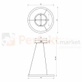 Lampa wisząca GALAXIA GOLD 26W LED ML8421