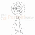 Lampa wisząca GALAXIA BLACK 85W LED ML8424