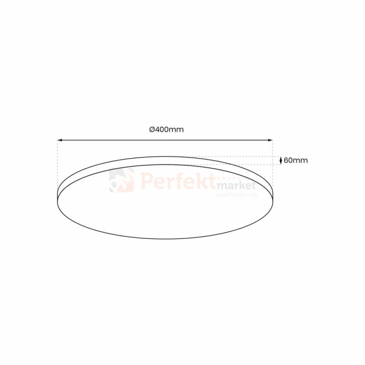 Plafon Layla Gold 33W ściemnialny + pilot ML8130