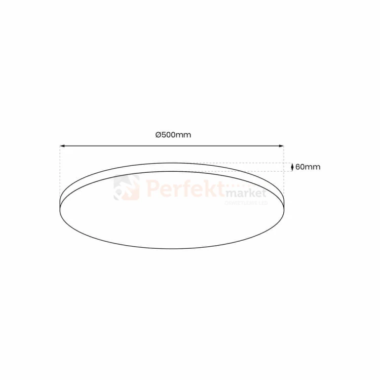 Plafon Layla Gold 50W ściemnialny + pilot ML8131