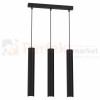 Lampa wisząca HUDSON BLACK 3xGU10 MLP8792