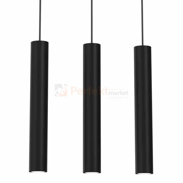 Lampa wisząca HUDSON BLACK 3xGU10 MLP8792