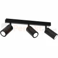 Lampa sufitowa HUDSON BLACK 3xGU10 MLP8796