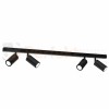Lampa sufitowa HUDSON BLACK 4xGU10 MLP8797