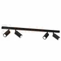 Lampa sufitowa HUDSON BLACK 4xGU10 MLP8797