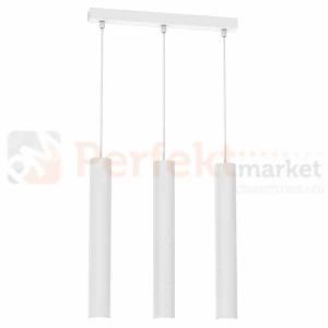 Lampa wisząca tuby białe HUDSON WHITE 3xGU10 MLP8799
