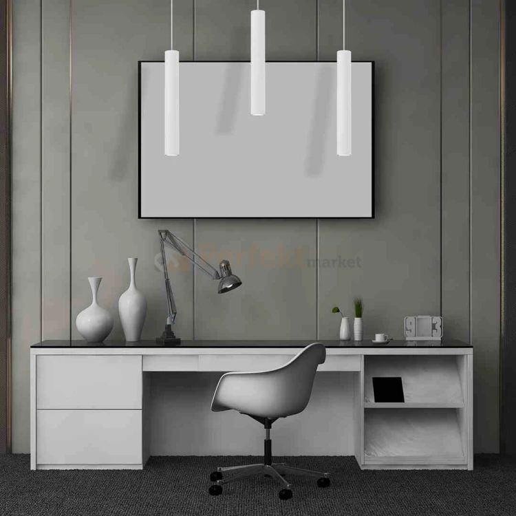 Lampa wisząca HUDSON WHITE 3xGU10 MLP8799