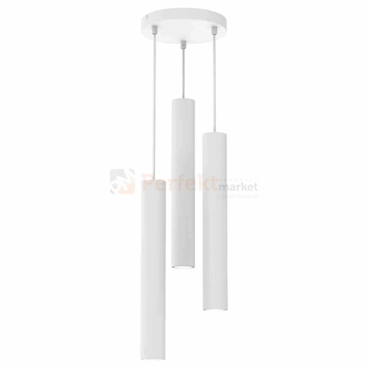 Lampa wisząca HUDSON WHITE 3xGU10 MLP8800