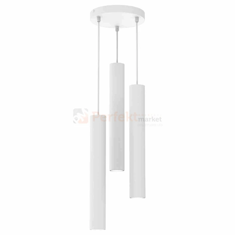 Lampa wisząca HUDSON WHITE 3xGU10 MLP8800