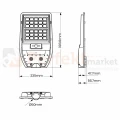 Latarnia Solarna Via 50W 500lm 6000K EKO9093