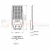 Latarnia Solarna Via 100W 1200lm 6000K EKO9094