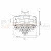 Plafon LUXURIA 9xE14 ML8894