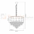 Żyrandol LUXURIA 9xE14 ML8895