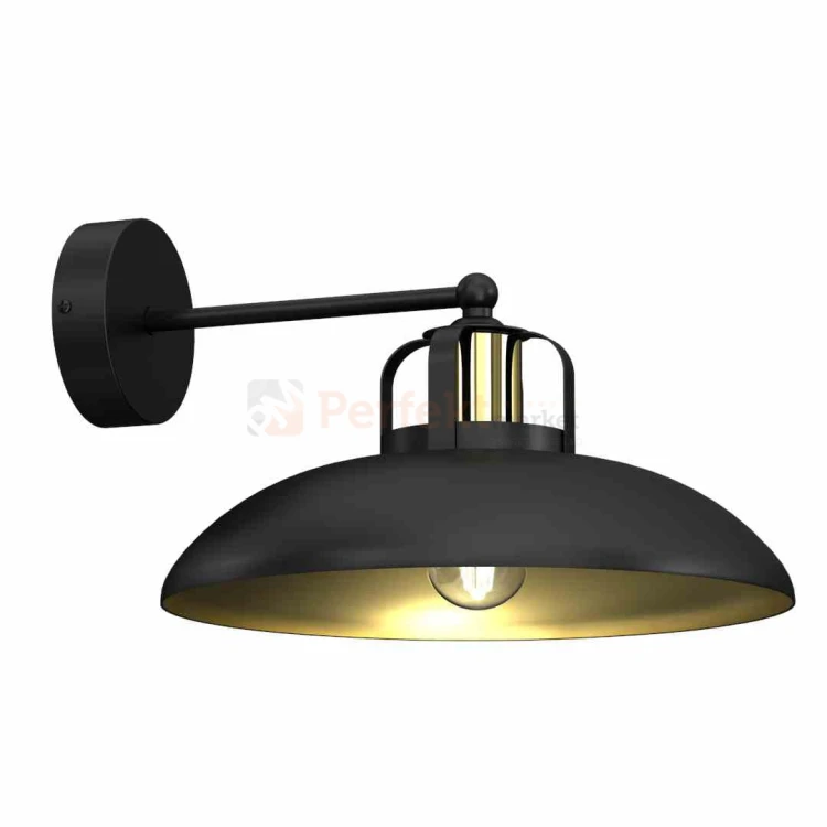 Kinkiet FELIX BLACK/GOLD 1xE27 MLP8904