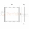 Ramka 600*600 Panel LED Aluminiowa EKP9131