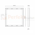 Ramka 600*600 Panel LED Aluminiowa EKP9131