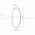 Kinkiet Saturno Gold 25W LED ML8851