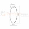 Kinkiet Saturno Black 46W LED ML8852