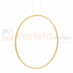 Lampa wisząca ring koło LED Saturno złota 46W LED ML8857