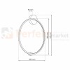Lampa sufitowa Saturno Black 46W LED ML8860