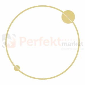 Lampa ścienno sufitowa ring LED Saturno złota 46W LED ML8861