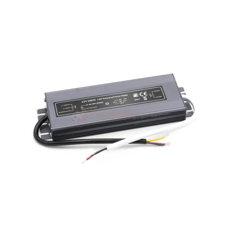Zasilacz wodoodporny 12V 100W 8.33A IP67 hermetyczny perfektmarket.webp