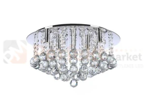 Lampa sufitowa żyrandol kryształowy BOLLA 48 Azzardo AZ1287